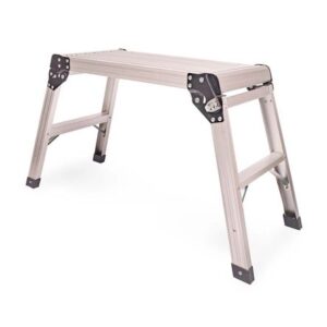 Escalera 2 pasos con plataforma Aluminio