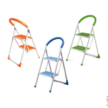 Escalera Tijera de acero Colores 2 pasos