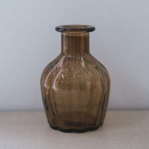 Florero Ball de Vidrio Caramelo 9 x 14 cm.