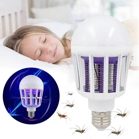 Foco Led Eléctrica Elimina Zancudos Moscas Mosquitos Eléctrico