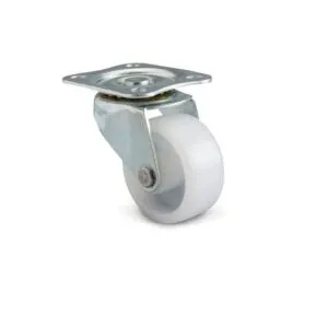 Garrucha plataforma blanca 1 1/2