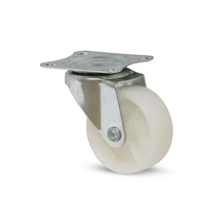 Garrucha plataforma giratoria blanca 2 1/2