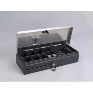 Gaveta cajón de dinero metálico caja registradora flip flop 47x18x10cm