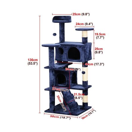 GIMNASIO COMPLETO PARA GATOS Azul
