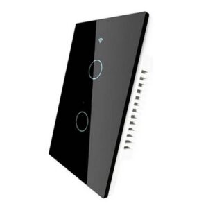 Interruptor de Pared con WiFi de 2 Tomas Compatible con Alexa y Google