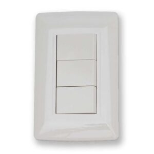 Interruptor Essential Triple Blanco