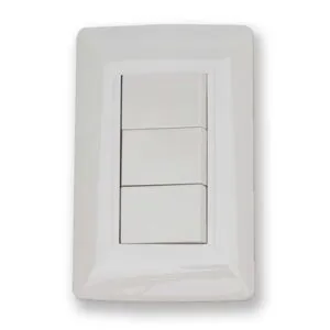 Interruptor Essential Triple Blanco