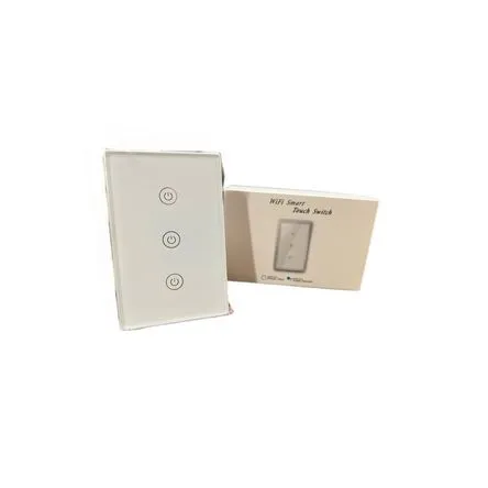Interruptor inteligente 3 Botones Compatible Con Alexa