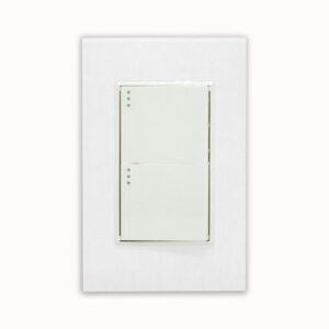 Interruptor Luxes conmutador doble color Blanco
