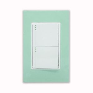 Interruptor Luxes Conmutador Doble Color Jade