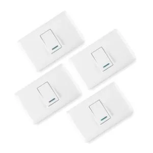 Interruptor Simple Basic Pack x4