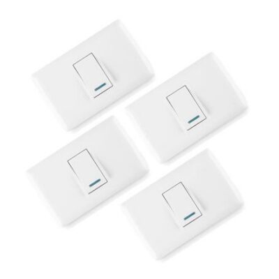 Interruptor Simple Basic Pack x4