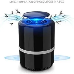 Lámpara Mosquitos Eléctrico para Zancudos Termitas Polillas Edition Black