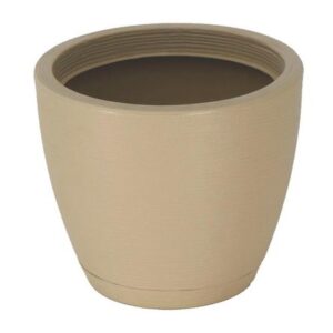 Maceta Asteca con Plato 28x24cm Beige Tramontina