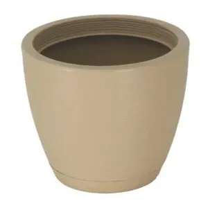 Maceta Asteca con Plato 28x24cm Beige Tramontina