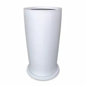 Maceta Atenas con plato Blanco 32x56cm