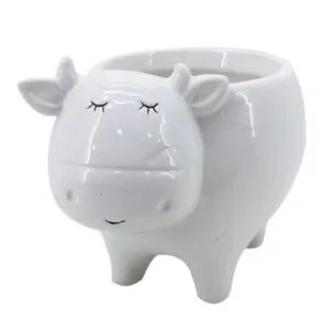 Maceta cerámica Vaca