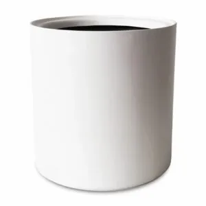 Maceta Cylinder Blanco 30x30cm