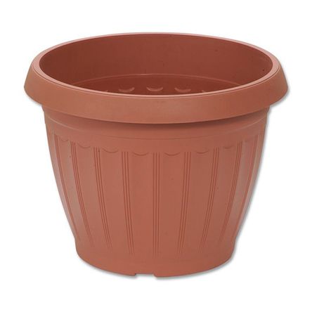 Macetero labrado chico Terracota