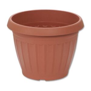 Macetero labrado pequeño Terracota