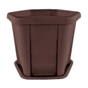 Macetero Mediano Café Oscuro Pica
