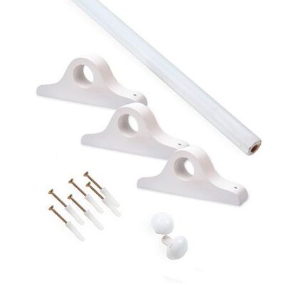 Pack cortinero Madera 250cm