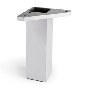 Pata cuadrada para mueble 40x40 L150 Aluminio