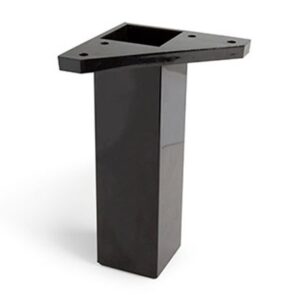 Pata cuadrada para mueble 40x40 L150 Negra