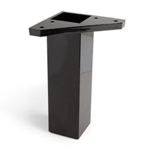 Pata cuadrada para mueble 40x40 L150 Negra