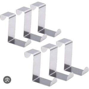 Perchero Colgador Portatil Para Puerta Cajones 6 Unds