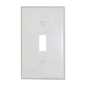 Placa simple p/interruptor de baquelita BL