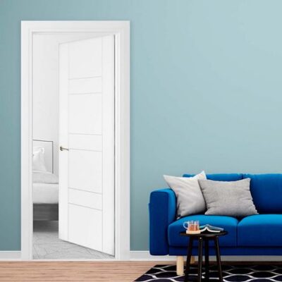 Puerta Decor 40x65x2.07 + Marco Pino Blanco