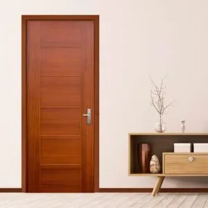 Puerta enchapada Sapelli Natural Opera 40x80x2.07