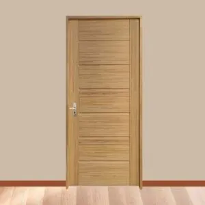 Puerta exterior Granada Bambu 95cm + marco + 4 bisagras