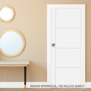 Puerta HDF Blanca Victoria 40x750x2070