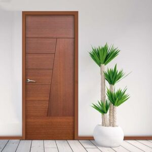 Puerta principal Kallpa Ced 85cm + marco + 4 bisagras