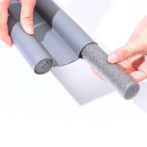 Sello de Espuma para Puertas y Ventanas Color Plomo