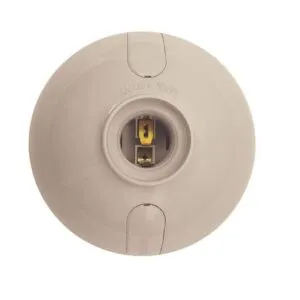 Socket E27 Oval Rosca Marfil