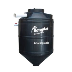 Tanque Biodigestor Rotoplas 1300 litros Negro