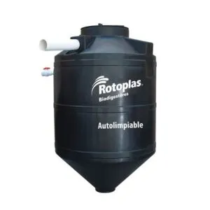 Tanque Biodigestor Rotoplas 1300 litros Negro