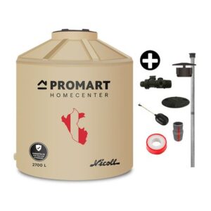 Tanque de agua Arena Promart 2700 litros + Kit de Accesorios