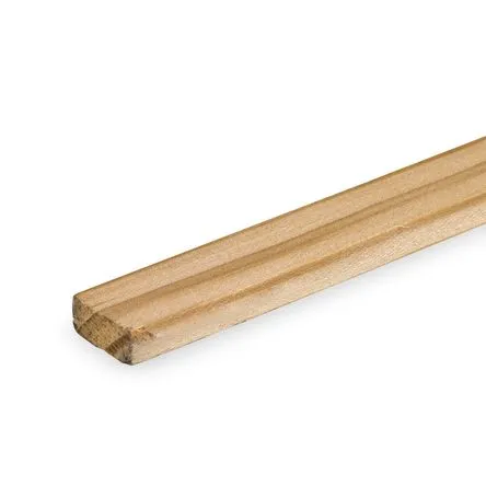 Tapajunta de madera Pino Liso Natural 8x18x2.13