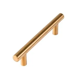 Tirador 4 acero inox 96 latonado vintage