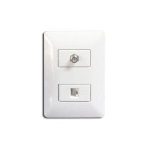 Toma Coaxial+ Red Cat. 5e Bm1885 Opalux