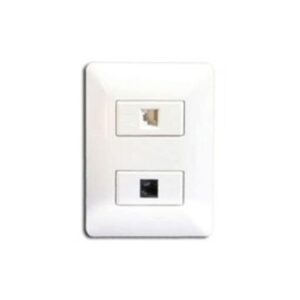 Toma Telefónico + Red Cat. 5e Bm1876 Opalux