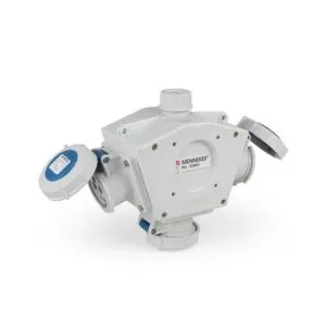 Toma triple aérea IP67 16A 2P + T 250V 6H