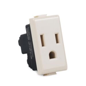 Tomacorriente Americano 2P L/T 15A 1M Marfil Matix