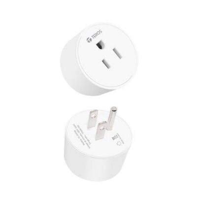 Tomacorriente Teros TE-9101W Smart Alexa-Google 10A WIFI 1 toma Blanco