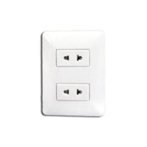 Tomacorriente Universal Doble Dado 2 Polos bm1202 Opalux