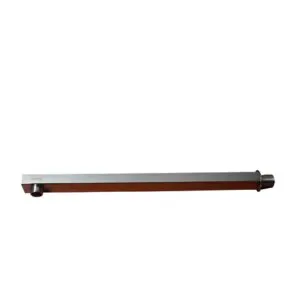 Tubo Largo 35 cm Cuadrado Cromado